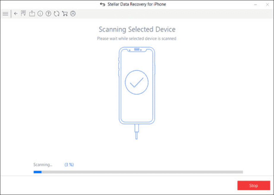 Scanning selected Device