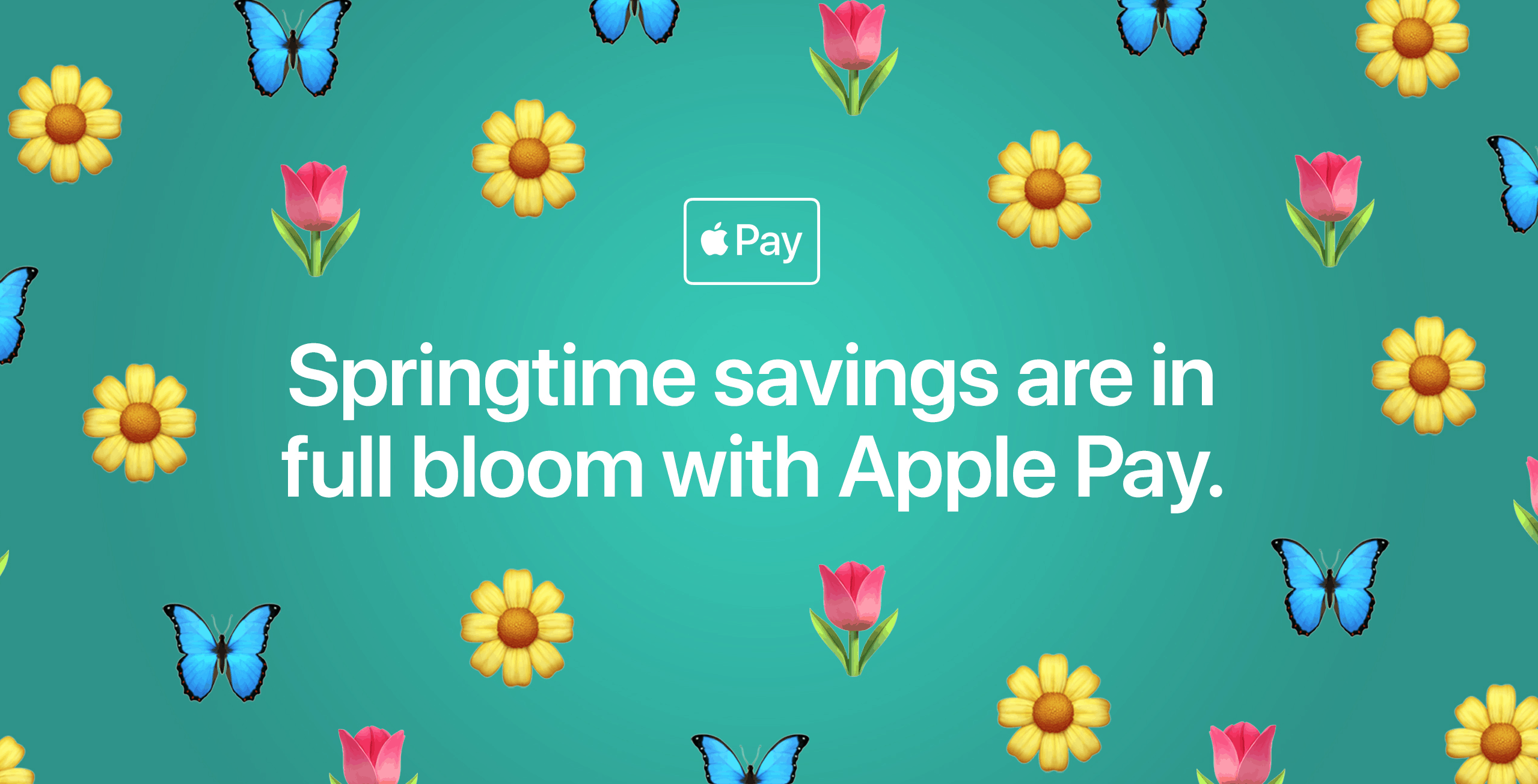 Spring-Themed Apple Pay
