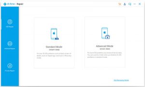 Screen capture of dr.fone Repair | SOURCE: Wondershare