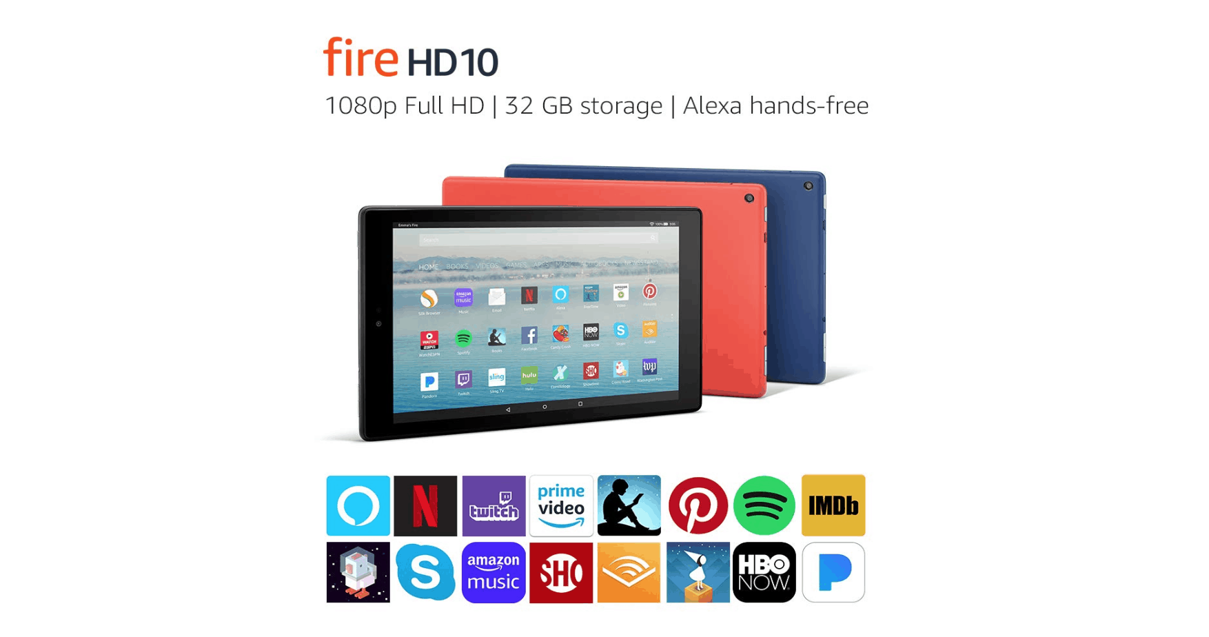 Amazon Fire HD 10 Tablet
