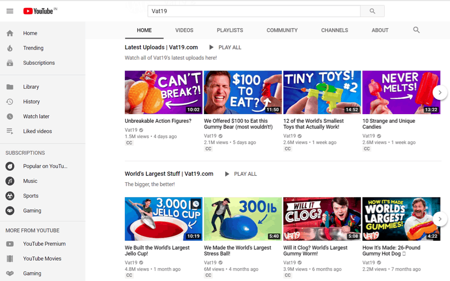 VAT19 makes a series of fun videos to engage their audience