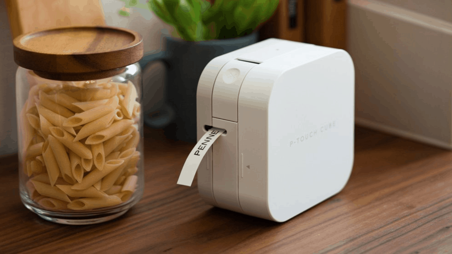 Create labels using your iPhone with the Bluetooth label maker from Brother