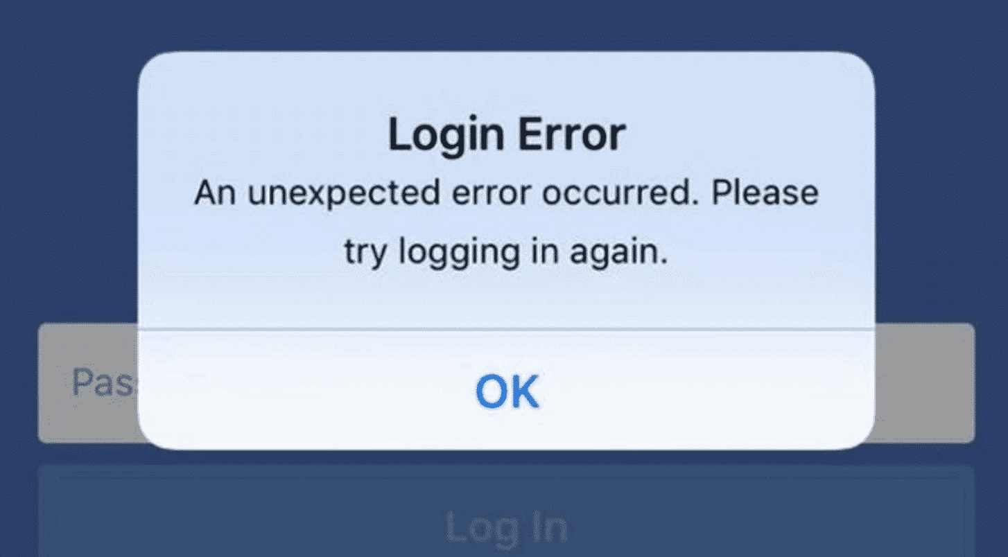 facebook error code 2