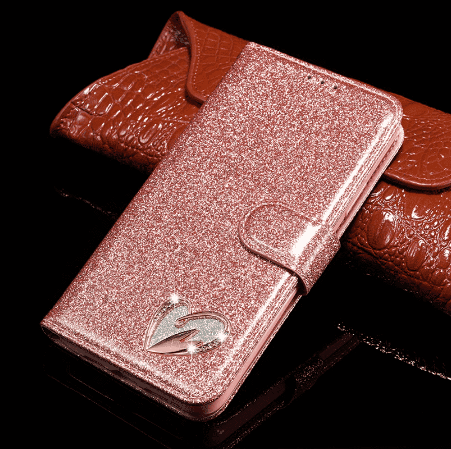 Bling Glitter Leather Case for iPhone 11