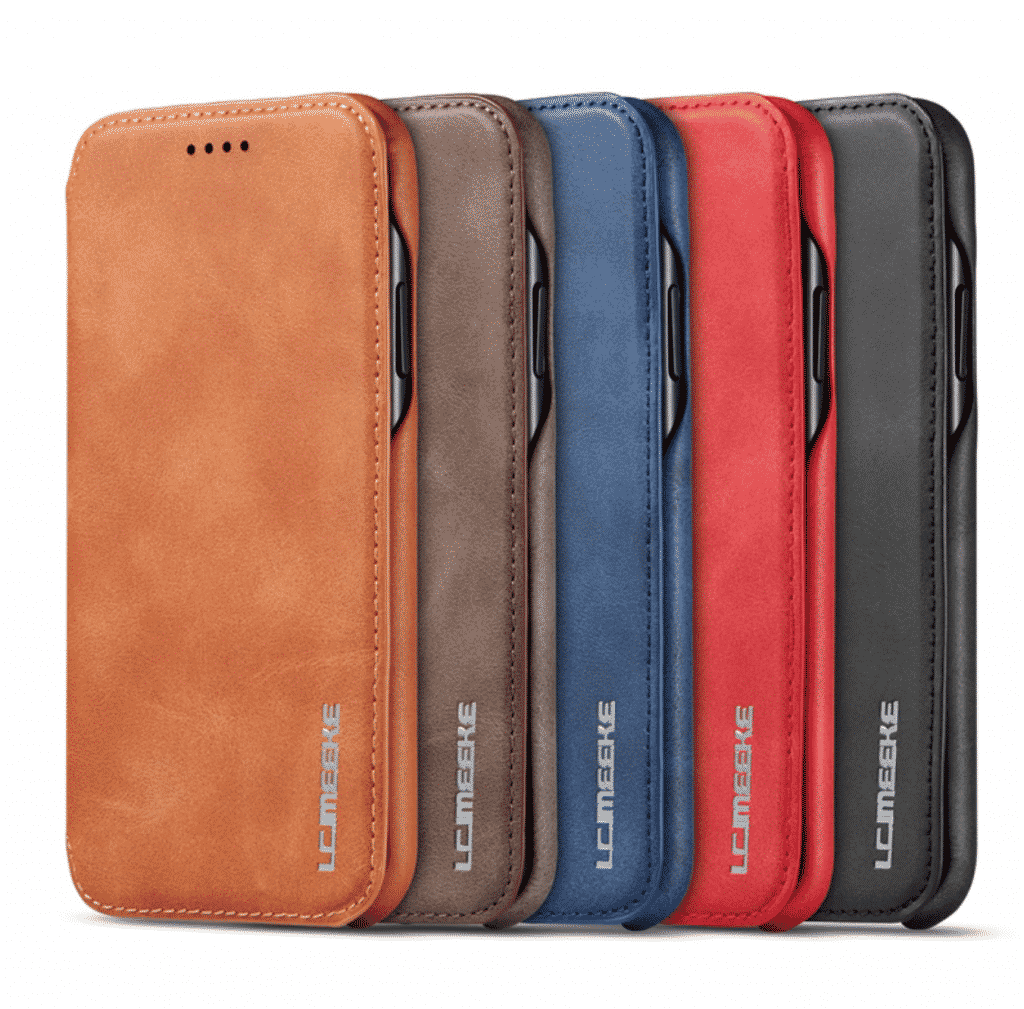 Fashion Leather Card Holder with Stand Case for iPhone 11