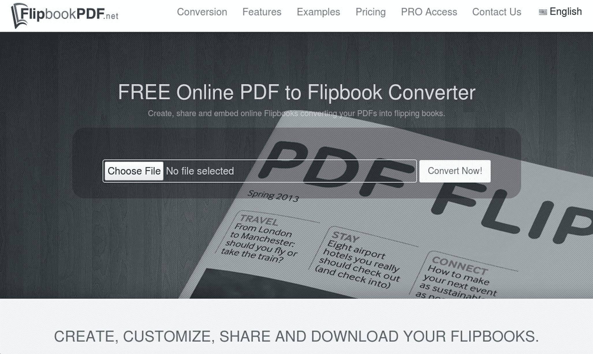 Free PDF to FlipBook Converter