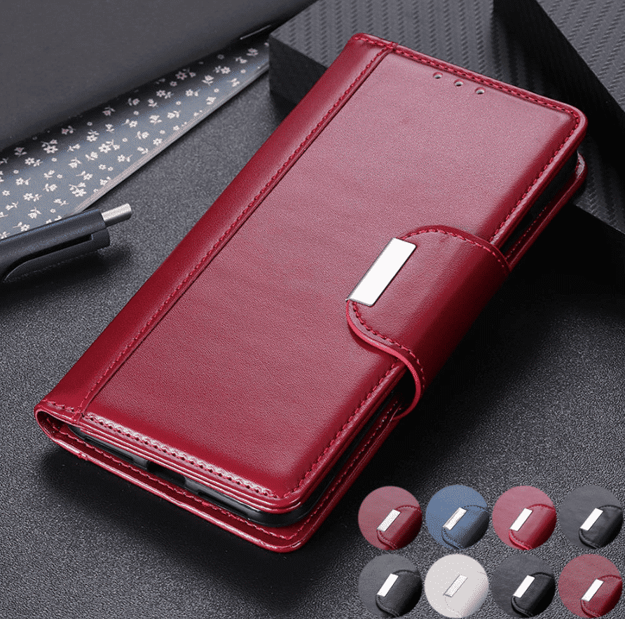 Full Body Business Magnetic Leather Wallet Case for iPhone 11