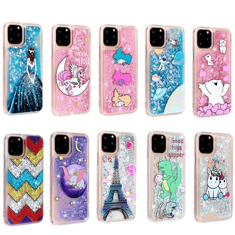Girls Glitter Star Case for iPhone 11, iPhone 11 Pro and iPhone 11 Pro Max