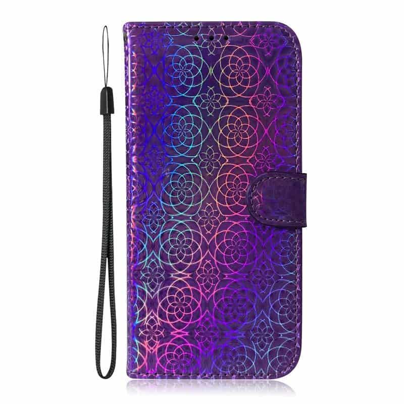 Gradient Colorful PU Leather Girls Case for iPhone 11, iPhone 11 Pro and iPhone 11 Pro Max