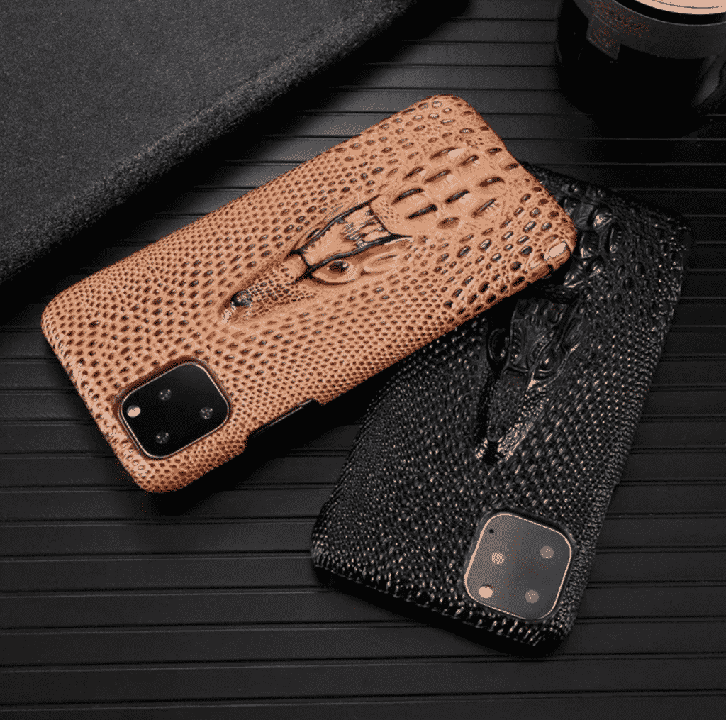 Stereoscopic 3D Leather Case for iPhone 11