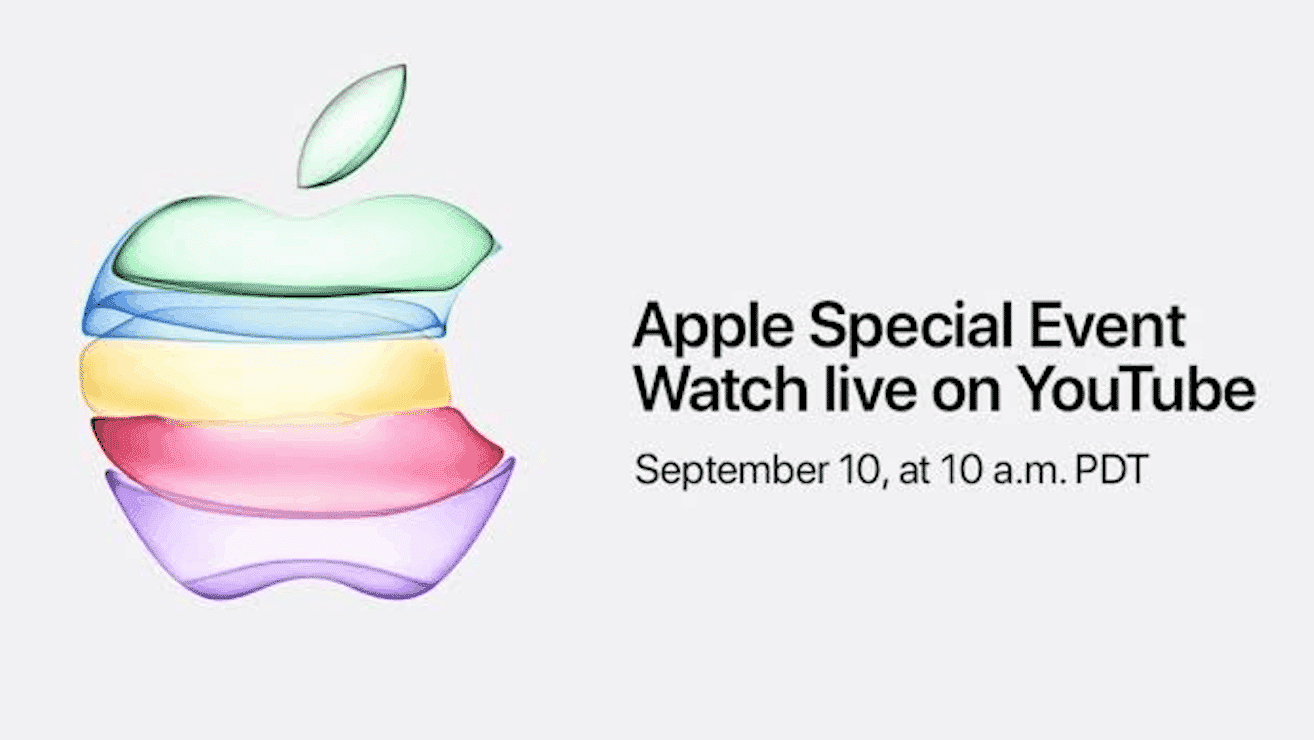 Watch September 10th Apple Event Live on YouTube