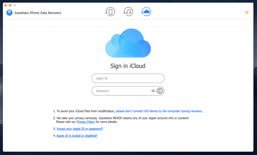 iCloud backup