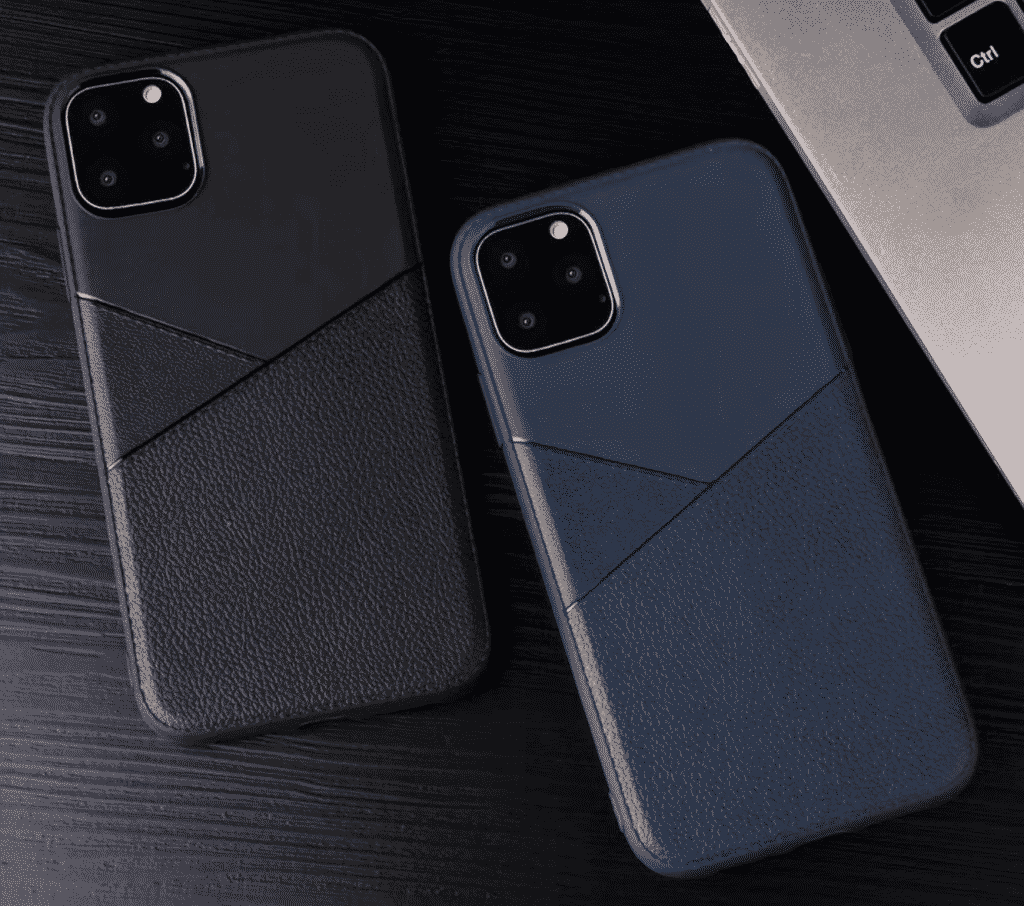 This is a leather case with a luxury looking style for the iPhone 11 Pro Max.