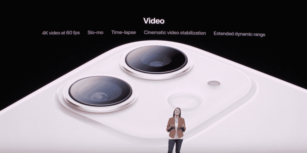 iPhone 11 video camera