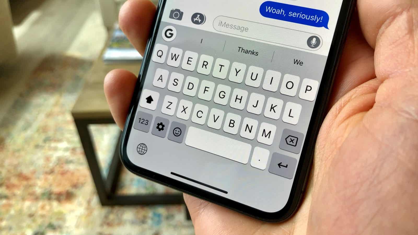 iOS keyboard issues