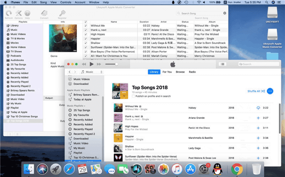 How To Convert Apple Music to MP3 Using UkeySoft on Mac or Windows