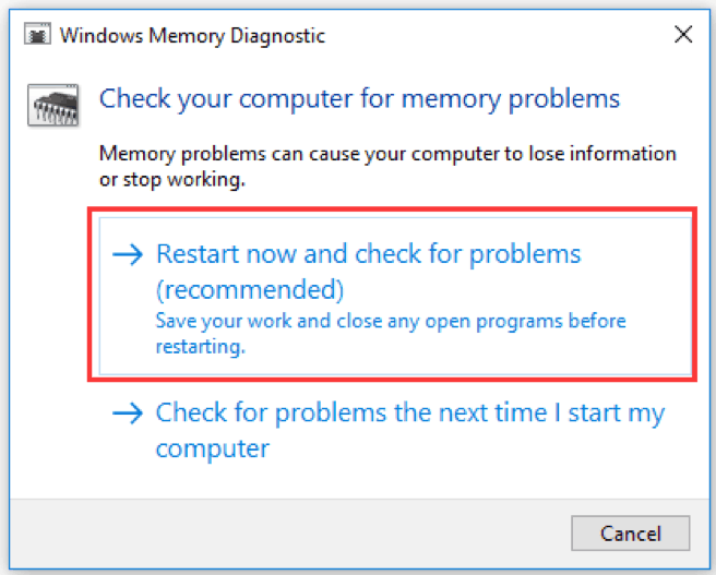 Memory Diagnostic
