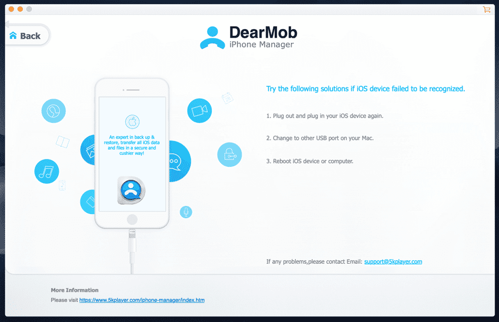 Use DearMob iPhone Manager