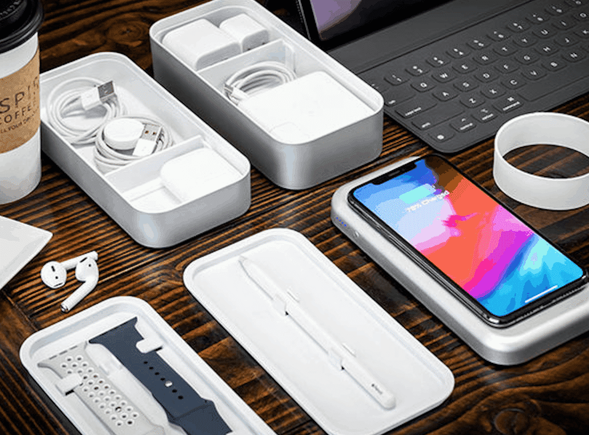 Keep all Apple accessories together with this wireless charging box by BentoStack
