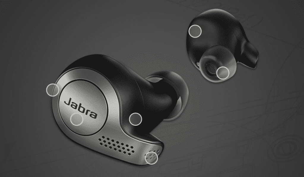 Jabra Elite 65t wireless earbuds in black color