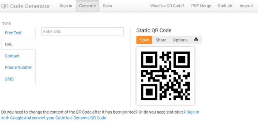 best QR code generator by The QR Code Generator