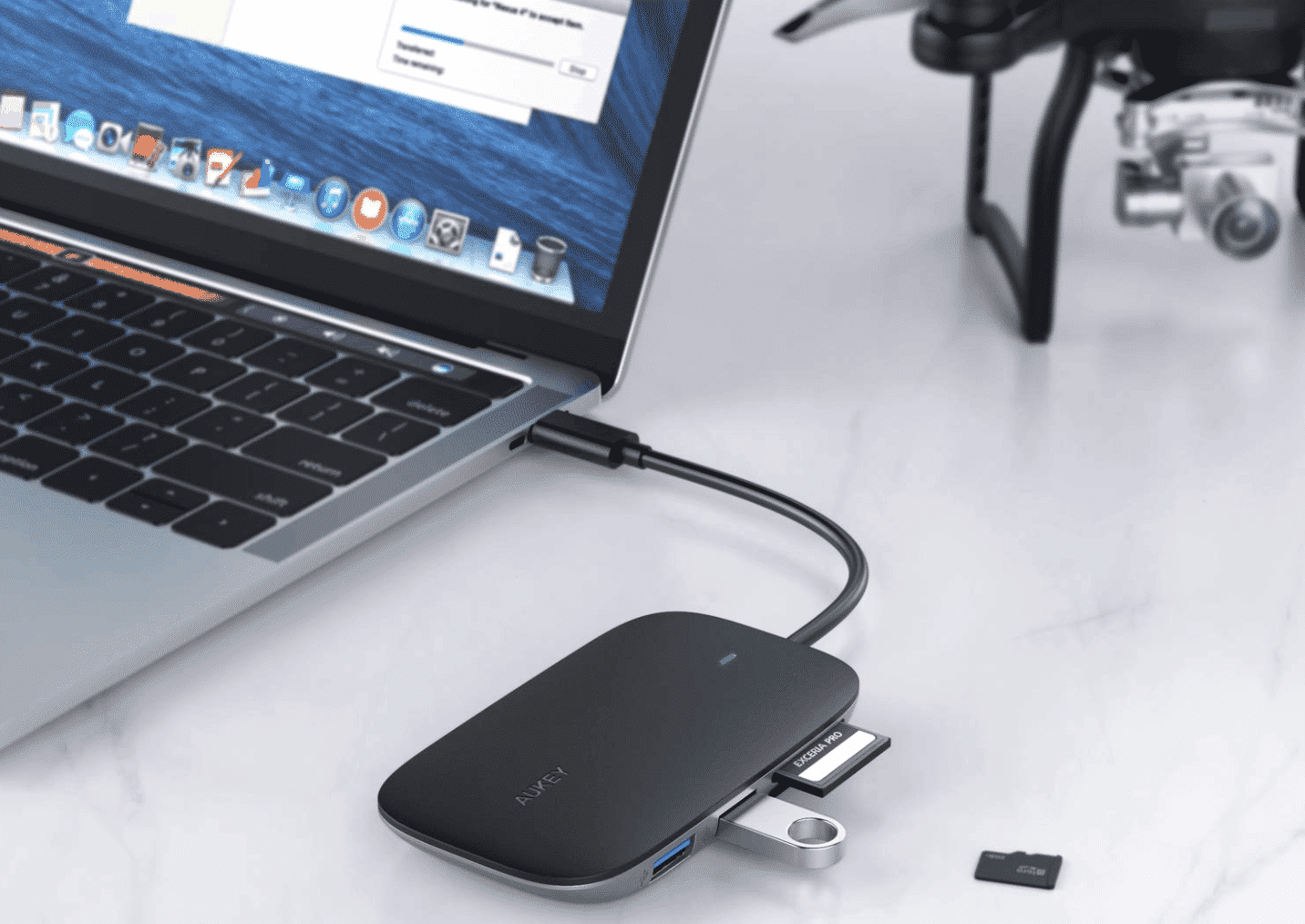 Expand Your Computer's Connectivity Options with this 50% Off 7-in-1 Aukey USB C Hub