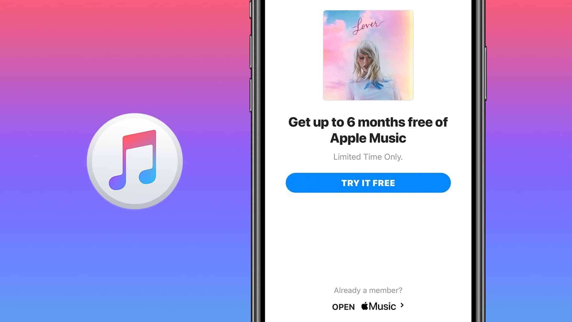 Apple Music free promotion