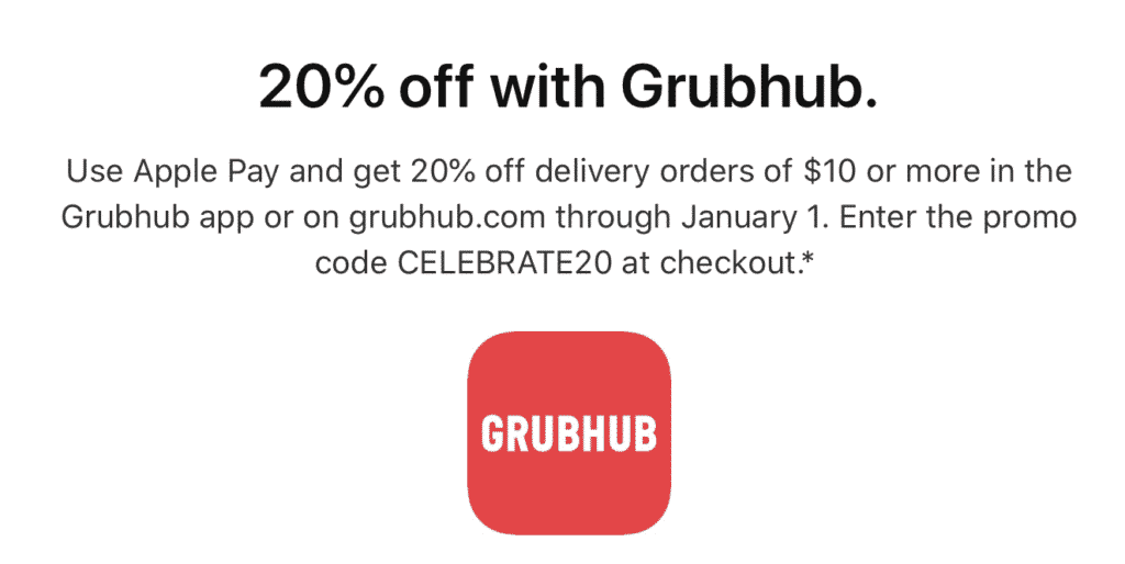 Grubhub promo code