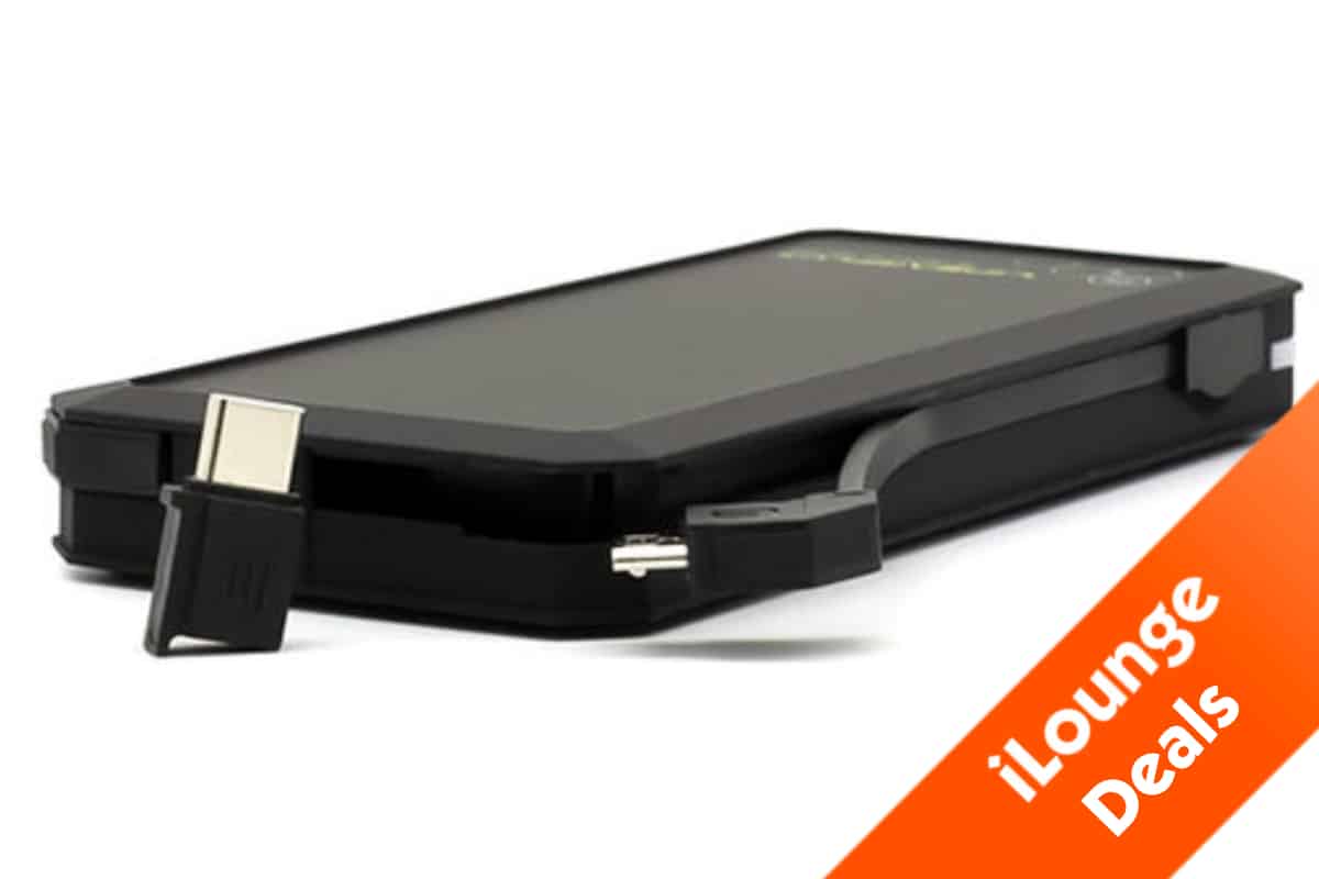 This is the HyperCharger PRO V.2 All-in-One Charger from a side view.