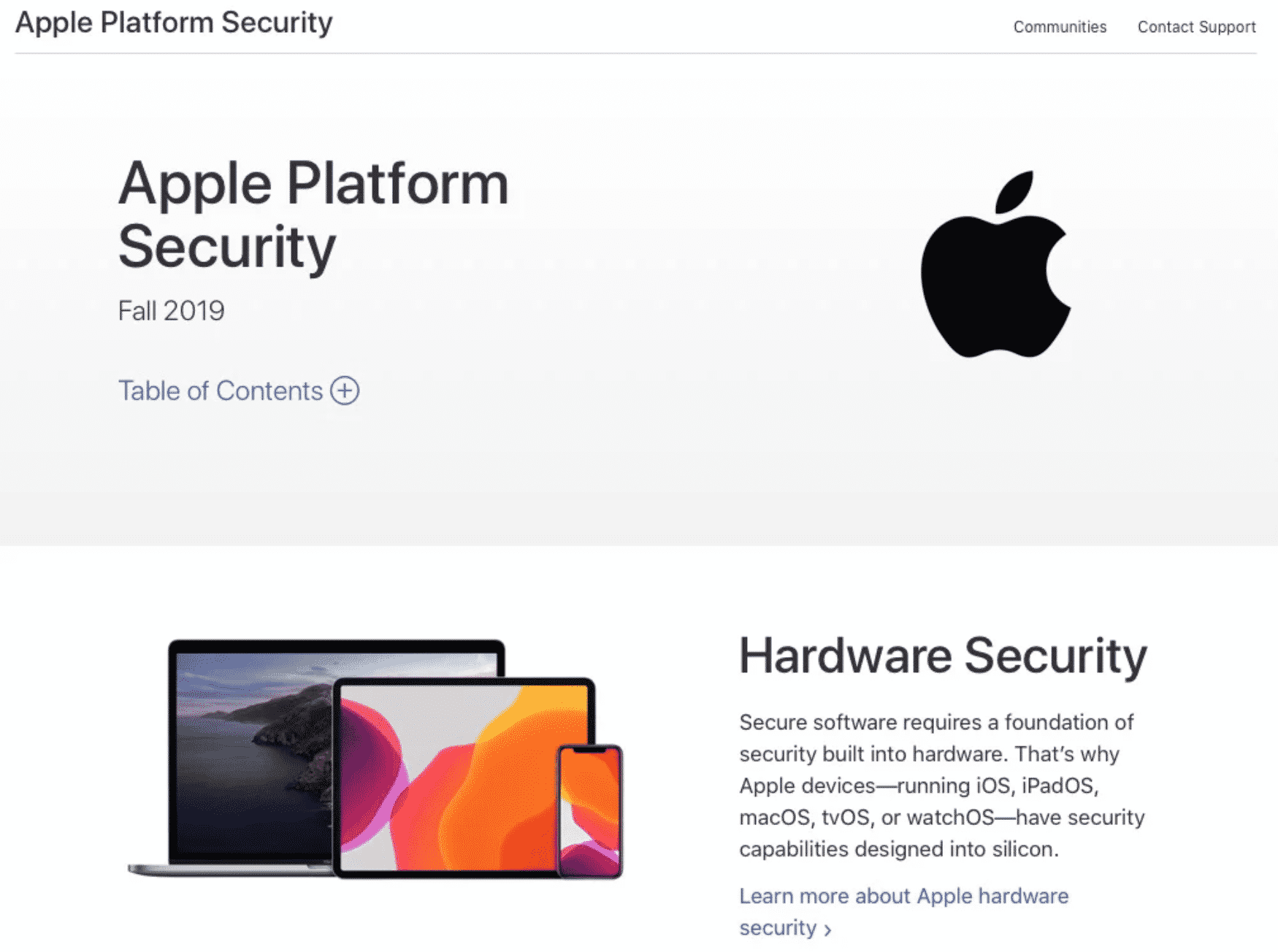 New Apple Platform Security Manual Revealed