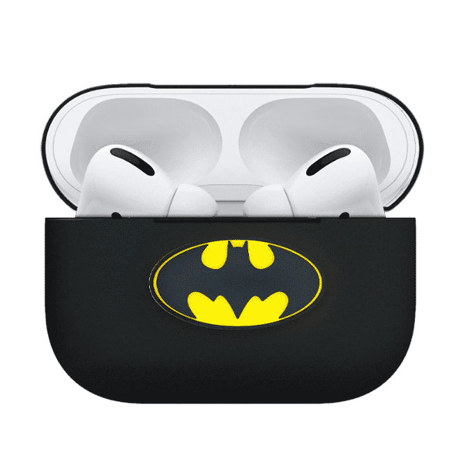 This is a Superhero Silicone case for the AirPods Pro.