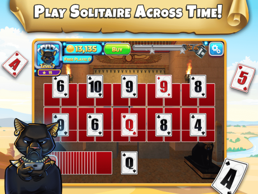 Solitaire Time Warp game play review