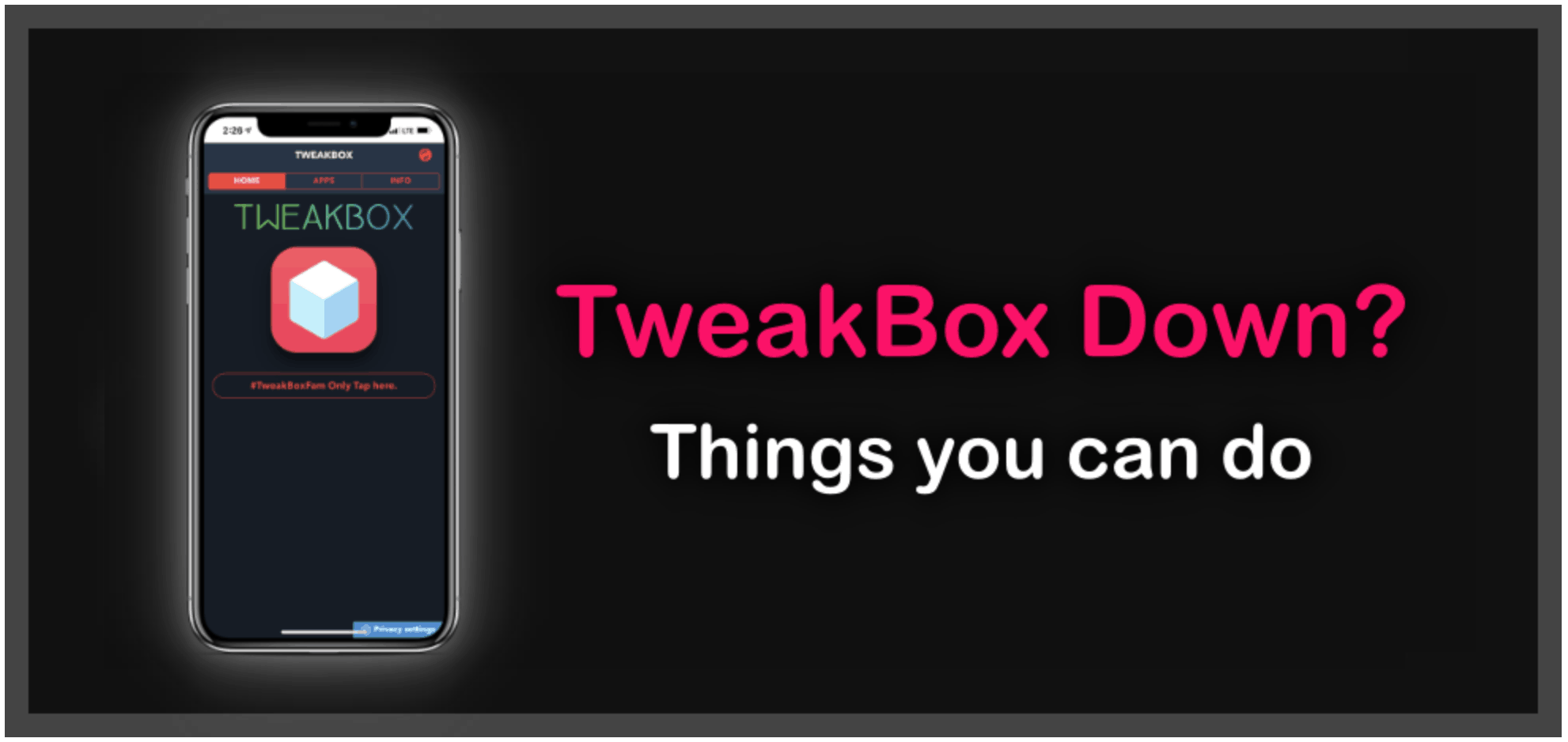 TweakBox Down-How to Fix Issues on TweakBoxApp