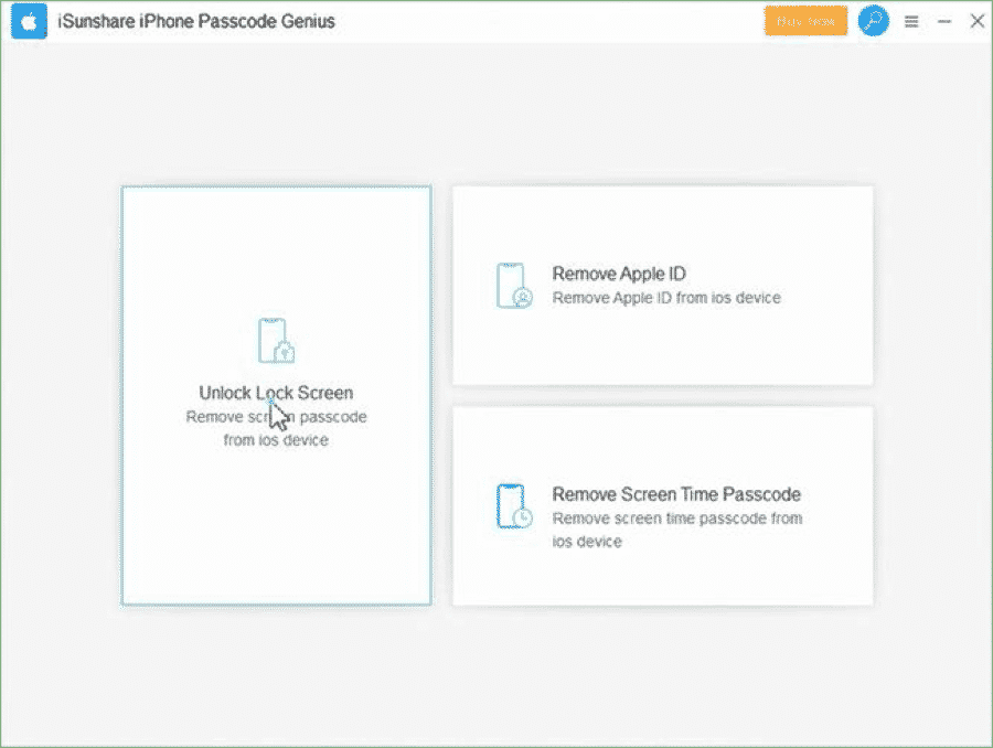 iSunshare iPhone Passcode Genius for Windows –Unlock iPhone without Passcode
