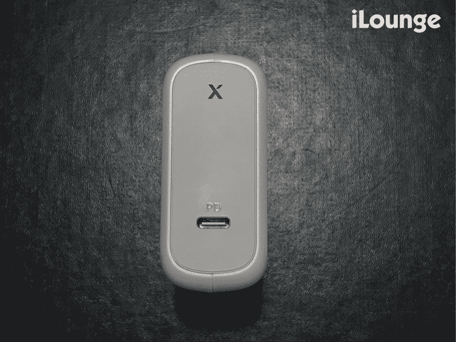 Front side of the Xcentz 45W USB-C Power Adapter