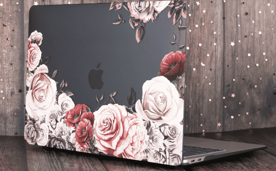 Marble Flower Bling Case for MacBook Air 2019