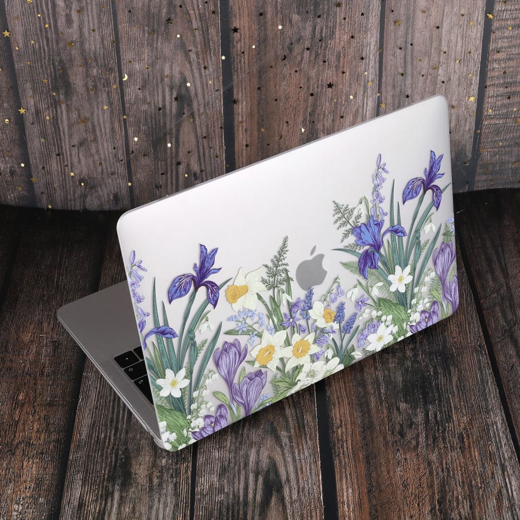 Marble Flower Pattern Case for MacBook Air 2019