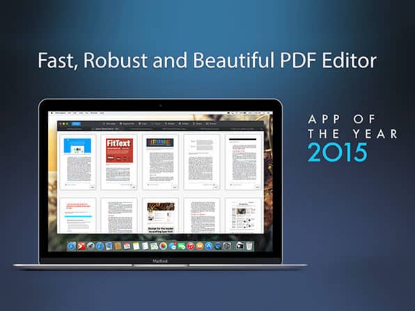 PDF Expert with MacBook