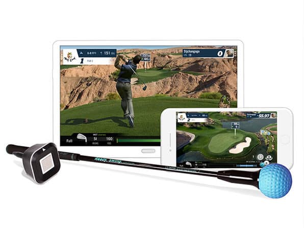 PhiGolf: Mobile and Home Smart Golf Simulator with Swing Stick
