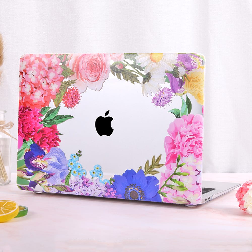 Redlai Colorful Flowers Case for MacBook Pro 2019 13 inch