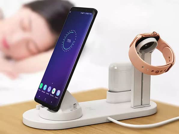 Power up your Apple devices with the 4-in-1 Versatile Wireless Charger