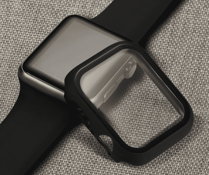 This is the 3D Glass Case for 44mm and 40mm Apple Watch Series 5.