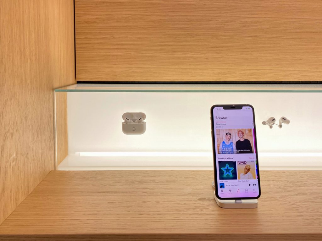 Apple SoNo Collection with an iPhone