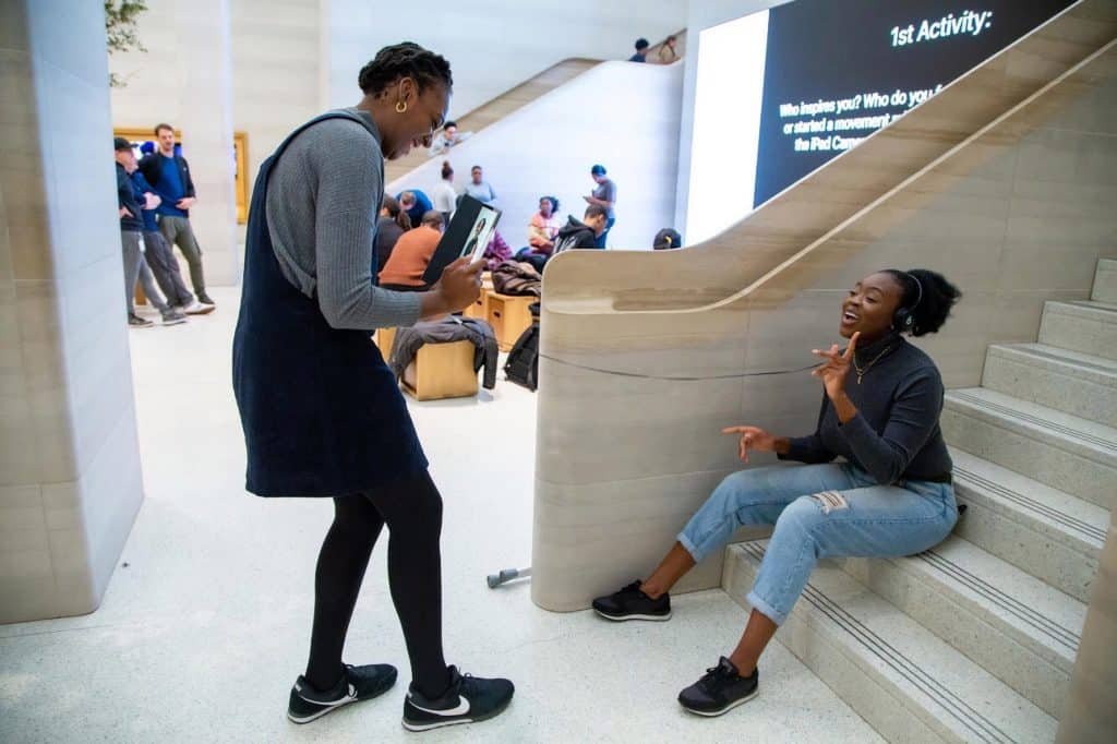 Today at Apple London and Black Girl Festival Academy Launched