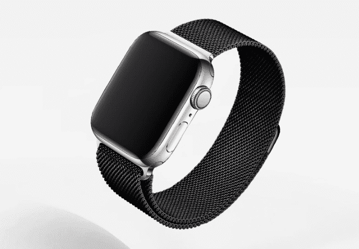 This is the Black Loop Band for 44mm and 40mm Apple Watch Series 5.