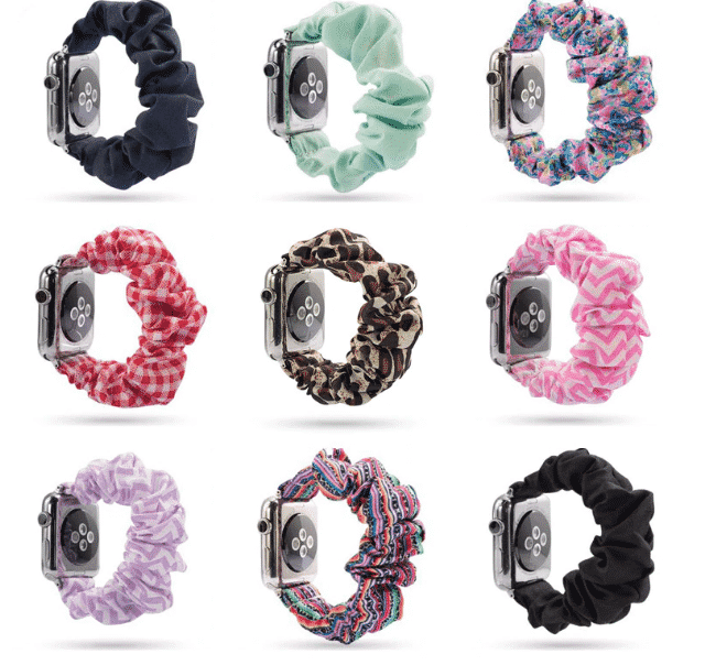 This is the Fashion Scrunchie Band for 44mm and 40mm Apple Watch Series 5.