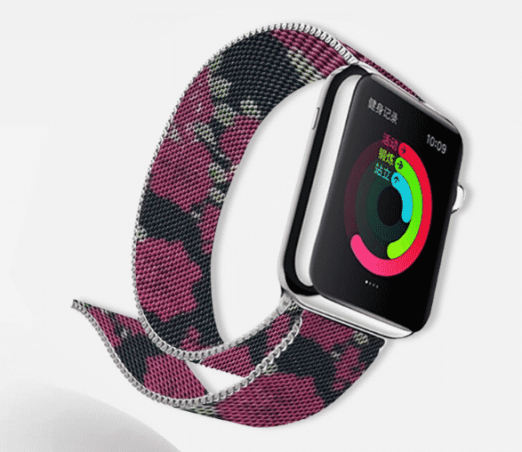 This is the Milanese Printing Band for 44mm and 40mm Apple Watch Series 5.