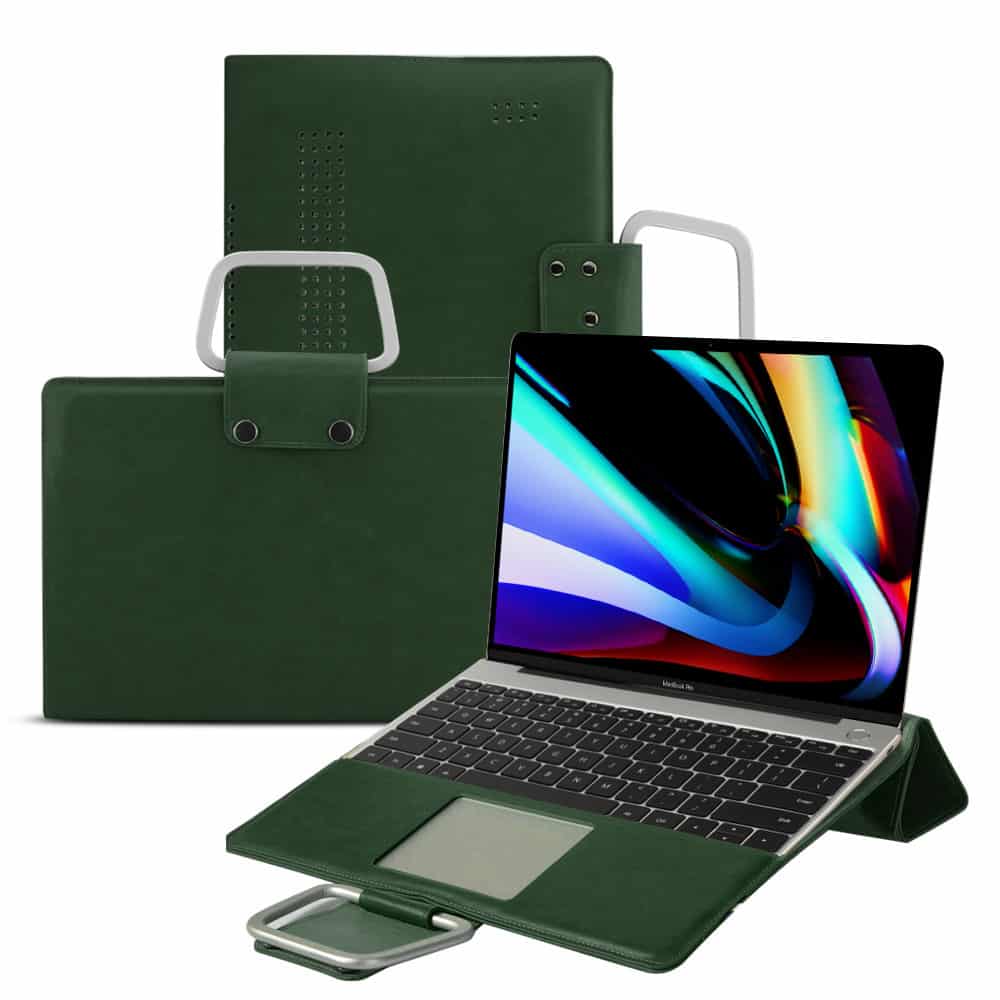 This is the PU Leather Multi-Functional MacBook Pro 16 inch case.