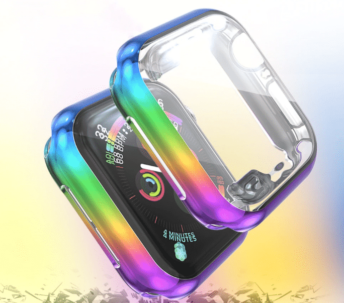 This is the SuperColor Case for 44mm and 40mm Apple Watch Series 5.