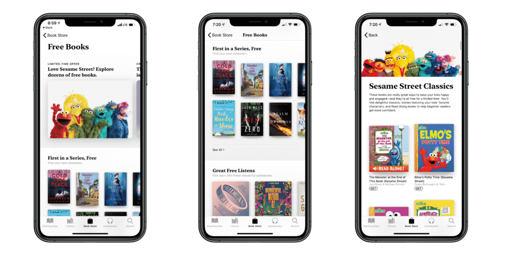 Apple books offers free E-Books and Audiobooks for kids for a limited time